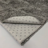 Tapete Felpudo Cinza Antiderrapante Casa Dona para Sala e Quarto