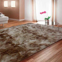 Tapete Peludo Aconchego Bege Casa Dona 2,00x2,50m Macio para Sala