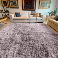 Tapete Felpudo Cinza Antiderrapante Casa Dona para Sala e Quarto