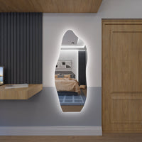 [QUEIMA DE ESTOQUE]- Espelho Orgânico Com Led 170cm x 70cm