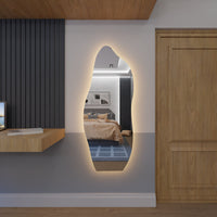 [QUEIMA DE ESTOQUE]- Espelho Orgânico Com Led 170cm x 70cm